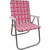 Pink And White Stripe Classic Chair