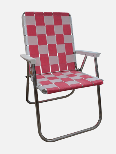 Lawn Chair USA Pink & White Classic Chair product