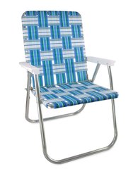 Sea Island Classic Lawn Chair With White Arms