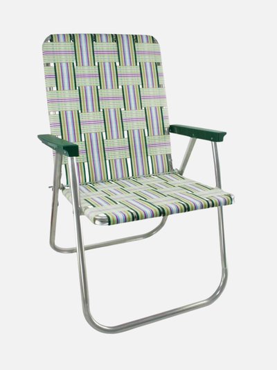Lawn Chair USA Spring Fling Classic Chair With Green Arms product