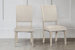 Baldwyn Weathered Beige Chenille Fabric Dining Chair (Set Of 2)