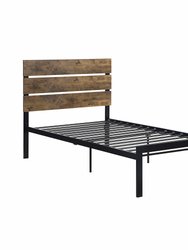 Basseri Black Metal Frame Platform Bed