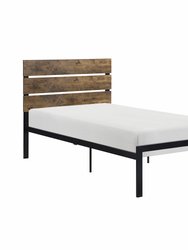 Basseri Black Metal Frame Platform Bed