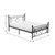 Bevelle Black Metal Frame Platform Bed