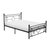 Bevelle Black Metal Frame Platform Bed