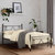 Bevelle Black Metal Frame Platform Bed