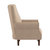 Carlson Velvet Club Channel Tufted Back Accent Chair