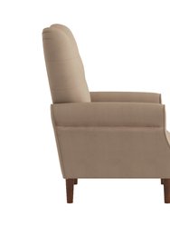 Cecily Velvet Tufted Back Club Accent Chair