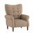 Cecily Velvet Tufted Back Club Accent Chair