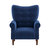 Cecily Velvet Tufted Back Club Accent Chair - Navy Blue