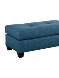 Charley Textured Fabric Upholstery Ottoman