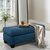Charley Textured Fabric Upholstery Ottoman