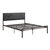 Crofton Gunmetal Metal Frame Platform Bed