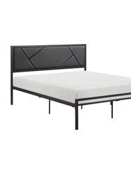 Crofton Gunmetal Metal Frame Platform Bed