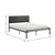 Crofton Gunmetal Metal Frame Platform Bed