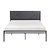 Crofton Gunmetal Metal Frame Platform Bed