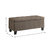 Denby Tufted Upholstered Storage Bench With Nailheads