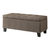 Denby Tufted Upholstered Storage Bench With Nailheads - Brown