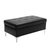 Falun Tufted Faux Leather Upholstery Ottoman