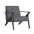 Jenson Velvet Solid Wood Frame Accent Chair