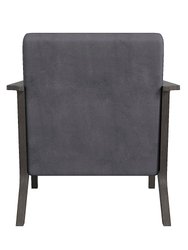 Jenson Velvet Solid Wood Frame Accent Chair