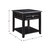 Juniper 24 in. Espresso Rectangular End Table With Drawer
