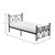 Kari Black Metal Frame Platform Bed