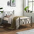 Kari Black Metal Frame Platform Bed