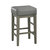 Kinsale 26 in. Backless Wood Frame Square Bar Stool With Faux Leather Seat (Set of 2)