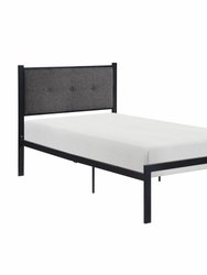 Lana Black Metal Frame Platform Bed