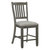 Roux 42.5 in. Full Back Wood Frame Dining Bar Stool With Fabric Seat (set of 2)