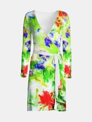 "Early Spring" Lady B Wrap Dress - Early Spring