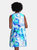 "Orchids Torquoise" A-Line Dress