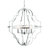 4-Light Modern Farmhouse Geometric Chandelier