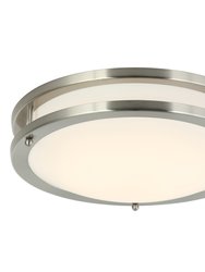 Smart Alexa Ceiling Light - Satin Nickel