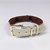 Padded Leather Collar - Bone