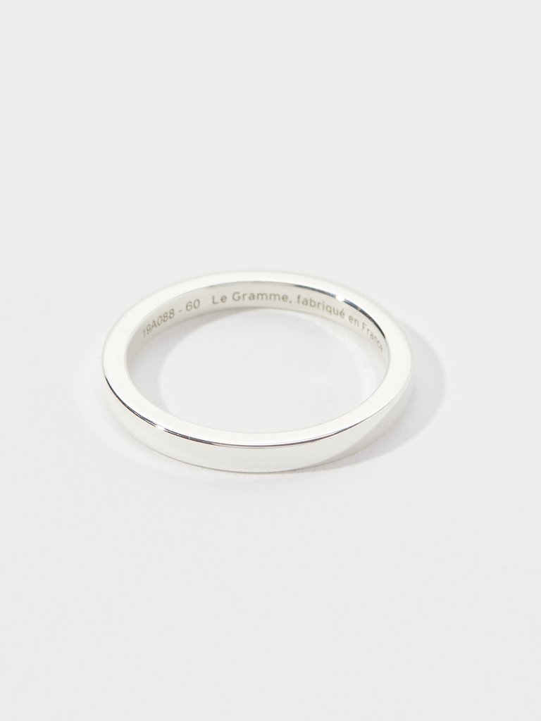 3g Sterling Silver Ribbon Ring