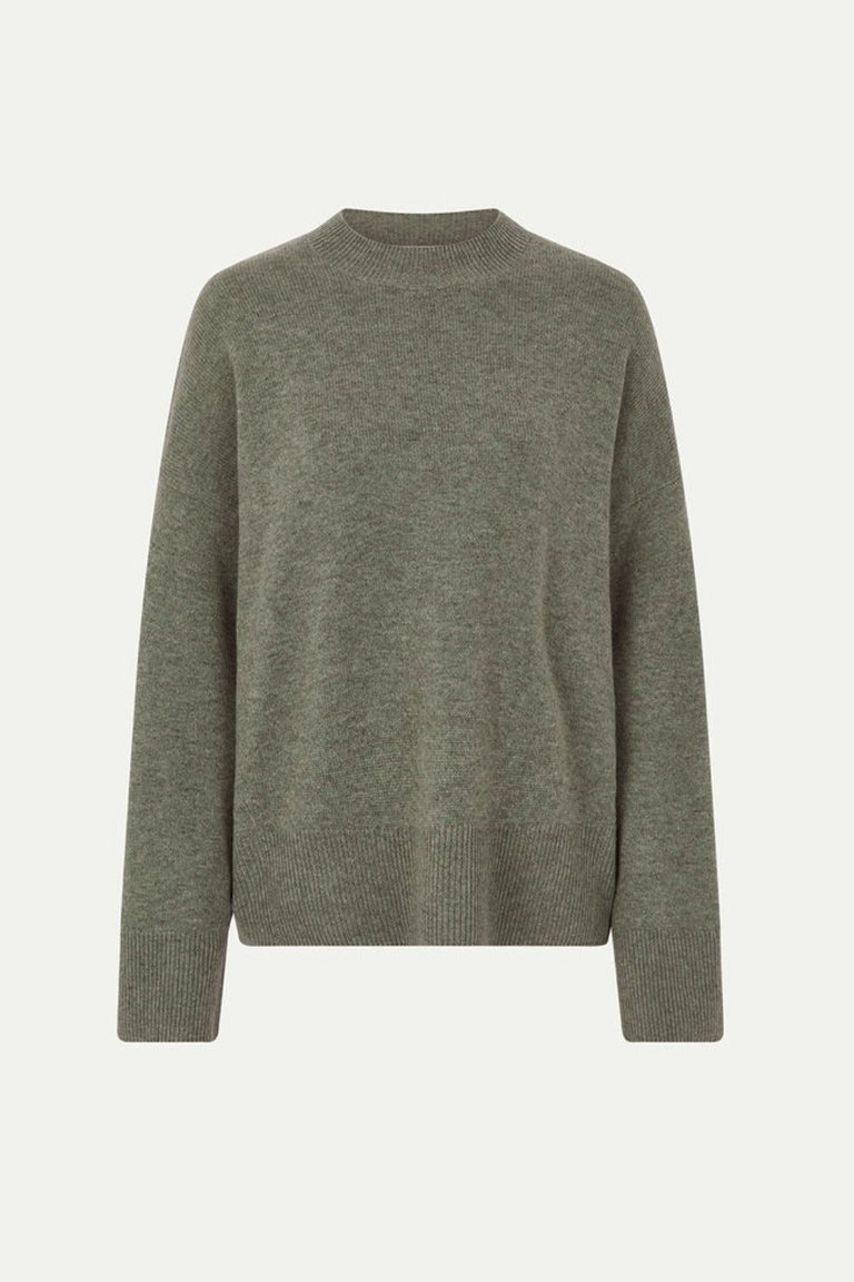 Norway Cashmere Sweater - Moss Green