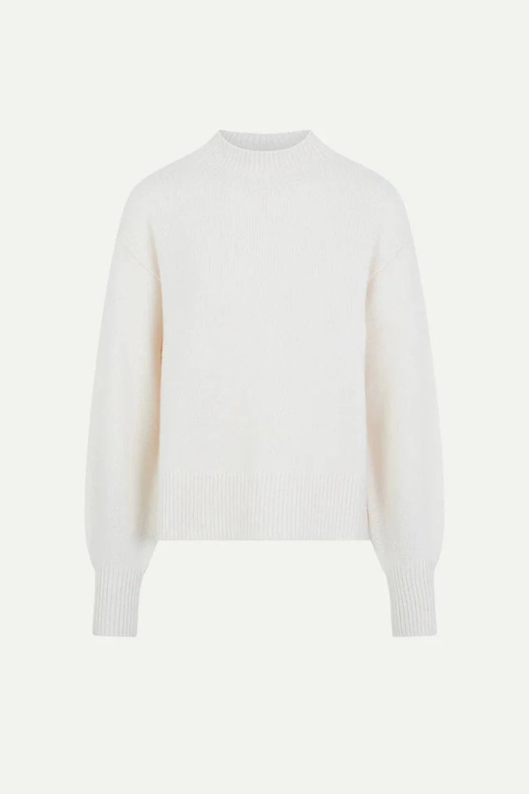 Osaka Cashmere Sweater - White