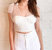 Always Alluring Shoulder Tie Top In White - White