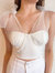 Always Alluring Shoulder Tie Top In White