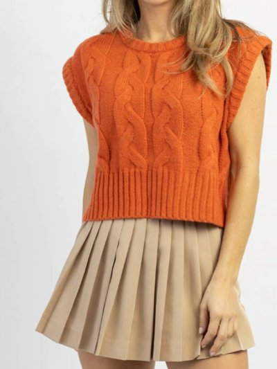 LE LIS Aperol Cable Sweater Tank product