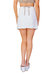 Asymmetrical Denim Mini Skirt In White