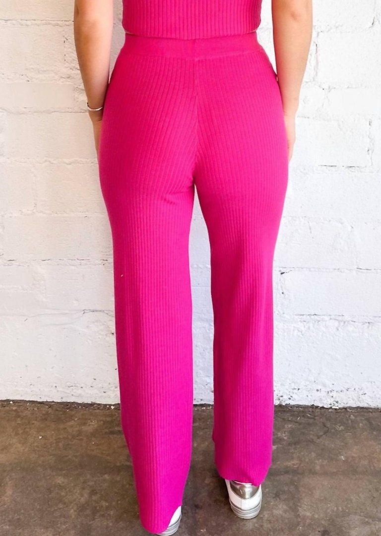 Cozy Harmony Pant In Pink