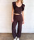 Cozy Harmony Pants In Brown - Brown