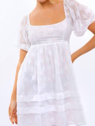 Daisy Mini Dress - White