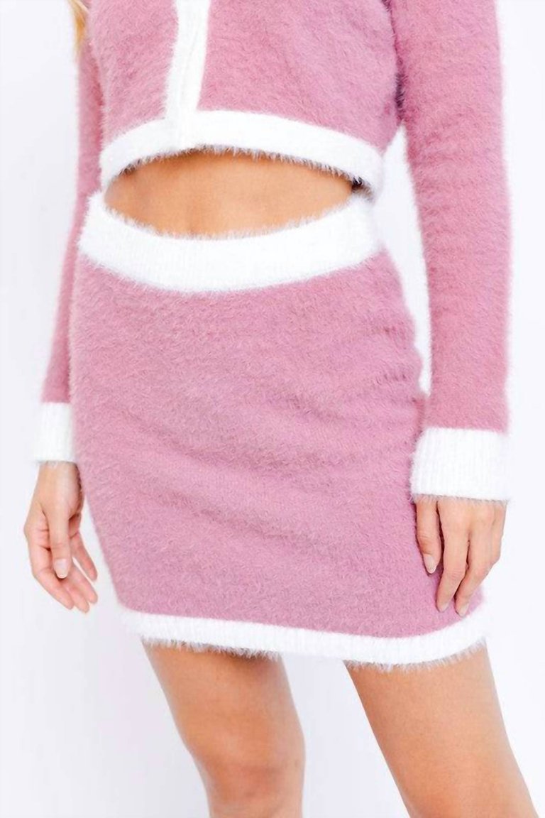 Elle Woods Sweater Skirt - Mauve