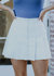 High School Sweetheart Skirt In White - White