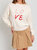 Love Sweater In Ivory - Ivory