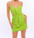 Margarita Cut Out Mini Dress - Green